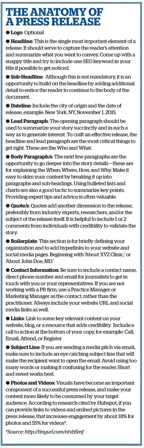 media release example