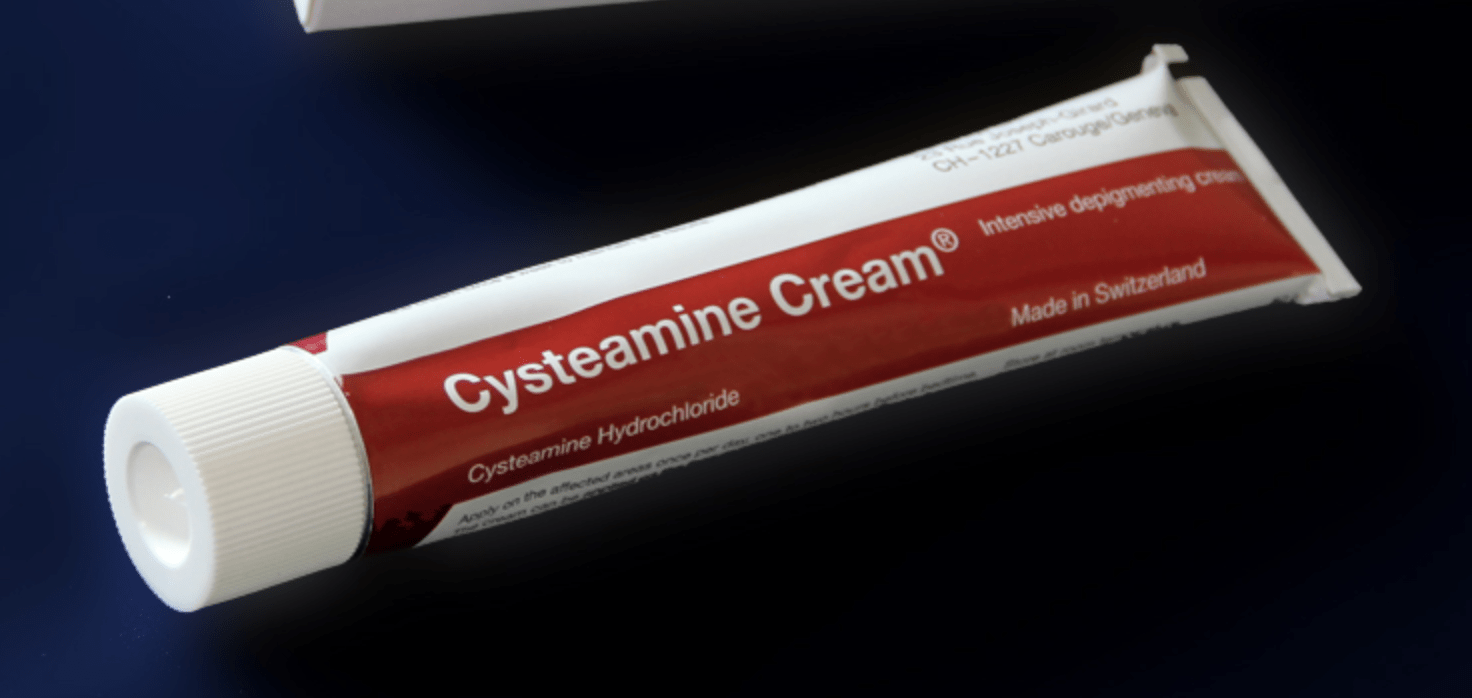 Cysteamine CreamÂ® set to clear skin pigmentation disorders 